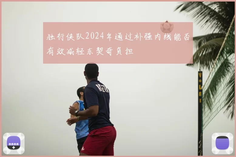 独行侠队2024年通过补强内线能否有效减轻东契奇负担